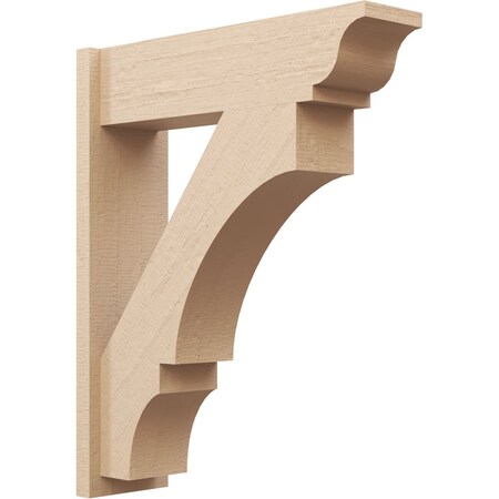 Ekena Millwork 7 1/2-in W x 26-in D x 32-in H Balboa Trad Rough Cedar Woodgrain TimberThane Outlooker, Primed Tan OUTUR075X26X32BOA04RCPR